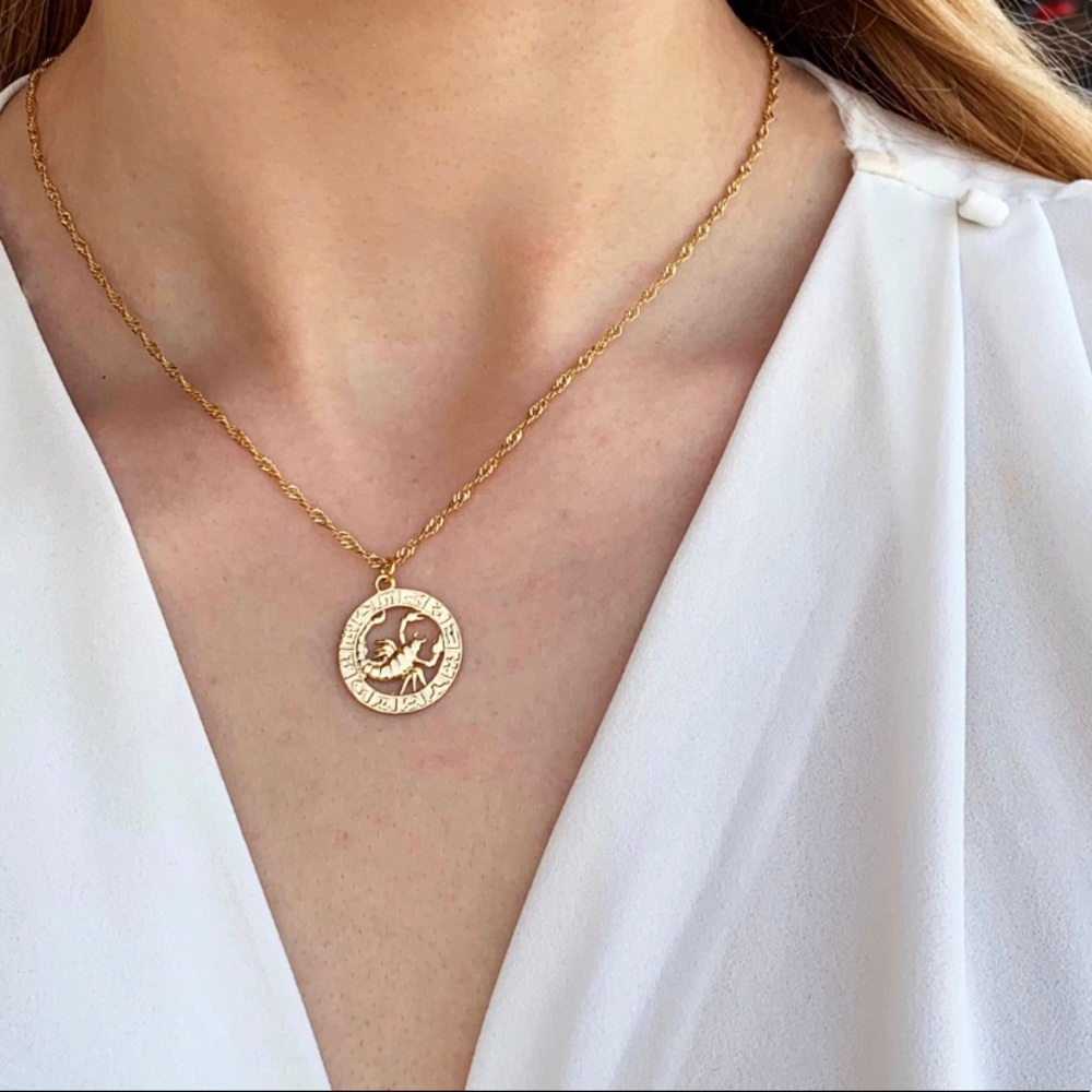 Zodiac Coin Pendant